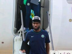 #SupereaglesAFCON – Terem Moffi Joins Super Eagles Camp In Camp As Victor Boniface’s Replacement