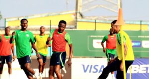 #SupereaglesAFCON: Super Eagles Gear Up in Intense Closed-Door Training Ahead of AFCON Showdown With Cameroon