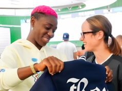 Super Falcons Striker Asisat Oshoala Arrives At Bay FC California After Leaving Barcelona