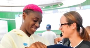 Super Falcons Striker Asisat Oshoala Arrives At Bay FC California After Leaving Barcelona