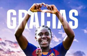 Asisat Oshoala Bids Farewell to FC Barcelona Femení