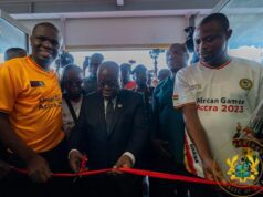 13th African Games: Ghana President Nana Akufo-Addo Commissioned State-Of-The-Art Borteyman Sports Complex