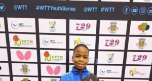 Quadri Aruna Jr. Wins Bronze at Under-11 World Table Tennis Youth Contender Cup