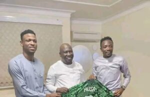 Governor Fintiri Hosts Super Eagles’ Ahmed Musa in Sports-Politics Affair