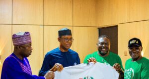 Commissioner for Youth, Sports Development Welcomes NPFL U-17 Coordinator, Pledges Government Support