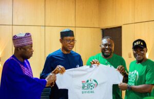 Commissioner for Youth, Sports Development Welcomes NPFL U-17 Coordinator, Pledges Government Support