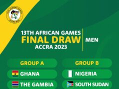 #13thAfricanGames: African Games Football Draw Reveals Exciting Groups