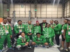 Nigerian Weightlifters,Officials Land in Egypt For 2024 Africa Senior Weightlifting Championship