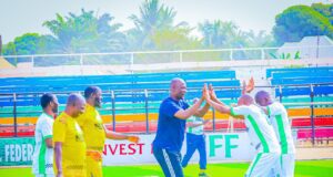 Governor Sule Showcases Football Skills With Lightning-Fast Goal