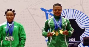 Rafiatu Folashade Lawal,Adijat Adenike Olarinoye Lead Nigeria’s Medal Haul At Africa Senior Weightlifting Championship