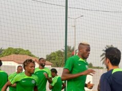 AFCON 2023: Victor Osimhen Arrives, Trains In Bouake