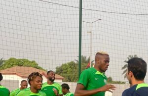 AFCON 2023: Victor Osimhen Arrives, Trains In Bouake