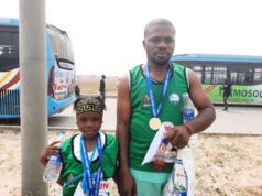 Emmanuel Solomon, Daughter Join 2024 Access Bank Lagos City Marathon