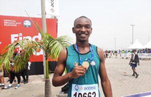 Christopher Nnaji Vincent 2024 Access Bank Lagos City Marathon Journey – From Port-Harcourt to Lagos