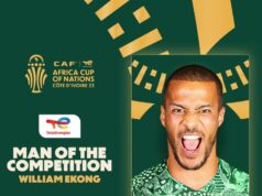 #AFCON23: Troost-Ekong Named TotalEnergies Man Of Competition As Nigeria Falls Short in AFCON Final