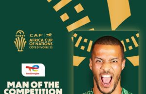 #AFCON23: Troost-Ekong Named TotalEnergies Man Of Competition As Nigeria Falls Short in AFCON Final