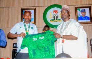 Governor Sule Hosts AFCON Silver-Winning Goalkeeper Trainer, Baruwa