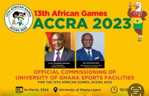 University of Ghana Sports Facilities to be Commissioned by Vice President Bawumia