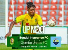 NPFL24: Bendel Insurance Host Gombe Utd, As Skipper pleads With Fans For More Support