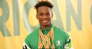 Edidiong Umoafia Wins Three Gold Medals In Weightlifting At Africa Games