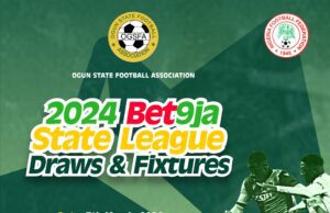 Ogun State FA Cup Draws, BET9JA State League Commences