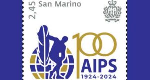 AIPS 100th Anniversary Postage Stamp To Be Presented To Captains Regent Of San Marino