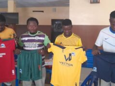 Agege Coaches Cup Final: Organisers Unveil New Jerseys For Finalists, Promise Maximum Security