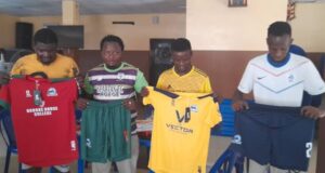 Agege Coaches Cup Final: Organisers Unveil New Jerseys For Finalists, Promise Maximum Security