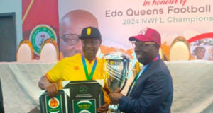 Obaseki Commends Alli For His Honesty, Financial Discipline, And Commitment To Sports Development