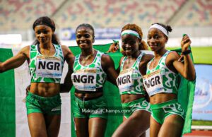 2024 Africa Senior Athletes Championships: Tobi Amusan Leads Nigeria to Gold in 4x100m Relay, Eyes Olympic Glory