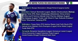 Fisayo Dairo, Andrew Randa, Amobi Ezeaku and 21 others Headline Swan Selected Squad For Indo Rockets Friendly