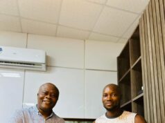 Sodiq Ismail Presents Jersey to Remo Stars President After Representing Nigeria