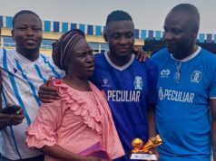 Gbolagade Adelowo Named NPFL 23/24 Player Of The Season After Shooting Stars’ Victory Over Sporting Lagos