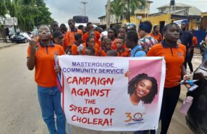 Cholera Outbreak: Masterguide Students, Teachers, Staff Embark On Community Awareness Campaign