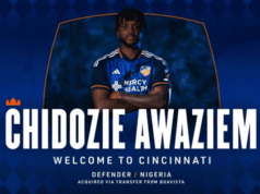 Super Eagles Defender Awaziem Abandon Europe For MLS