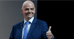 Infantino Felicitates With NFF President On Diamond Jubilee Anniversary