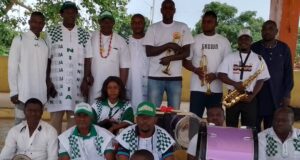 NFSC Patron Donates Music Instruments Ondo State Chapter