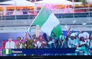 Just-In: “Team Nigeria Dazzles At Paris 2024 Olympics Opening Ceremony With Vibrant Cultural Display”
