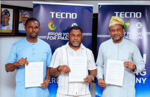 Lagos State Sports Commission Signs MOU With Tecno