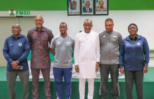 Senator John EnohTasks Nigerian Referees To Deepen Capacity For Greater Participation In FIFA/CAF Flagged Competitions