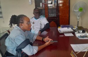 Chisom Mbonu-Ezeoke Visits Bayelsa State Sports Commissioner