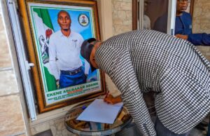 Senator John Enoh Condoles With Sports Sector, Family of Late Honourable Ekene Adams
