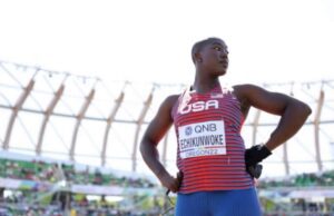 Nigerian-Born Athlete, Echikunwoke Qualifies for USA In Olympic Hammer Throw Final