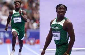Nigeria’s Ashe, Ajayi Fall Short In Men’s 100m Semifinals At Paris 2024 Olympics