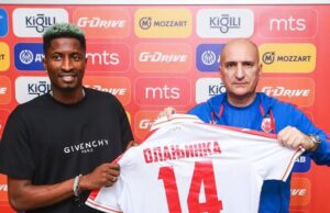 Peter Olayinka Rejoined Training With Red Star Belgrade After Fierce Summer