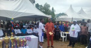 Vice Chairman Of Rivers State Teqball Association, Halim Zaccah, Rewards Outstanding Players And Teams At 2024 Rector’s Cup Closing Ceremony