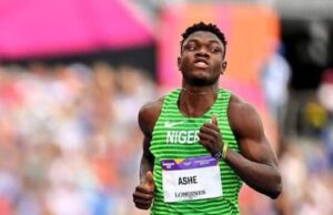 Paris 2024: Narrow Escape! Ashe Joins Kanyinsola In 100 Meter Semi Final