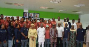 Senator Enoh Urges Falconets To Make History as Team Departs For Final World Cup Preparations In Colombia