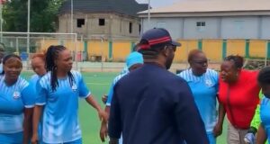 Lagos State Sports Commission Female Football Team Dominates HOS Cup Opener With 3-0 Victory