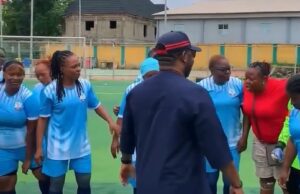 Lagos State Sports Commission Female Football Team Dominates HOS Cup Opener With 3-0 Victory